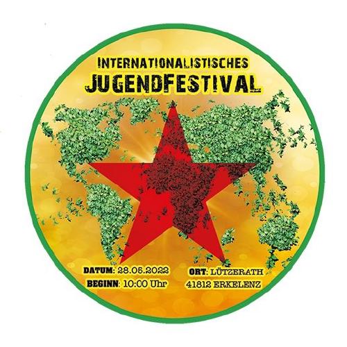 Flyer des internationalistischen Festivals